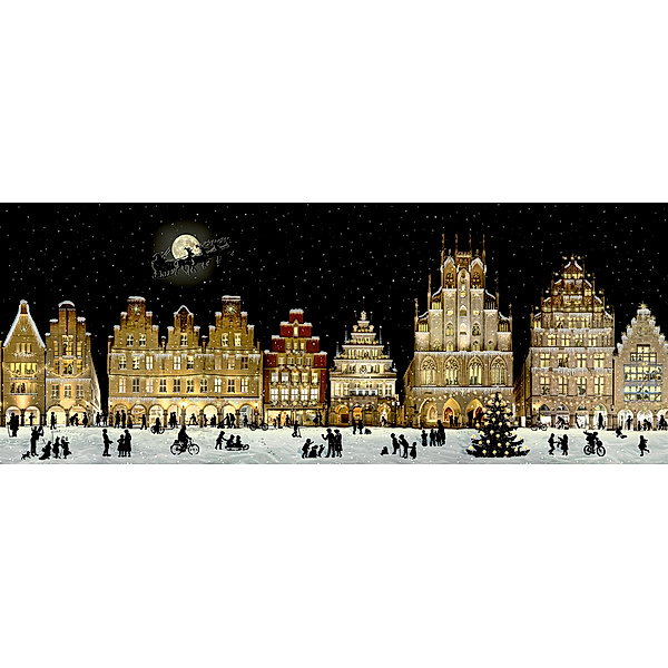 Weihnachtliches Stadtpanorama, Wandkalender