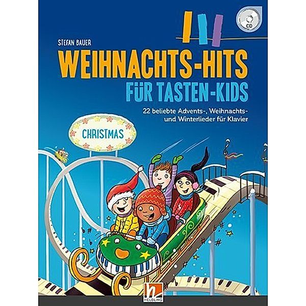 Weihnachts-Hits für Tasten-Kids, m. Audio-CD, Stefan Bauer