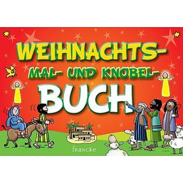 Weihnachts-Mal- und Knobel-Buch