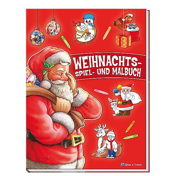 Weihnachts- Spiel- und Malbuch