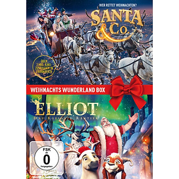 Weihnachts Wunderland Box: Santa & Co. / Elliot - Das kleinste Rentier, Alain Chabat, Audrey Tautou, Bruno Sanches