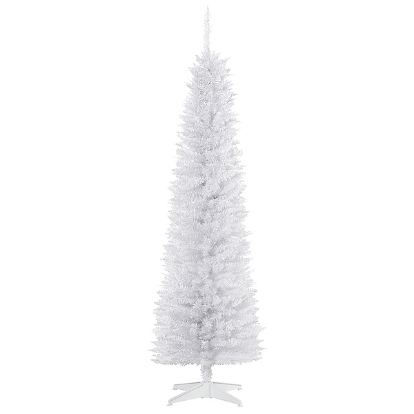 Weihnachtsbaum mit Kunststoffständer (Farbe: weiß)