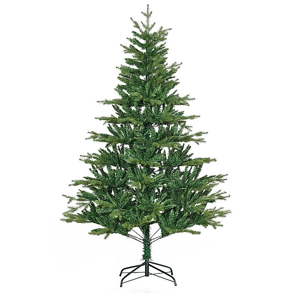 Weihnachtsbaum mit Standfuß grün (Farbe: grün)