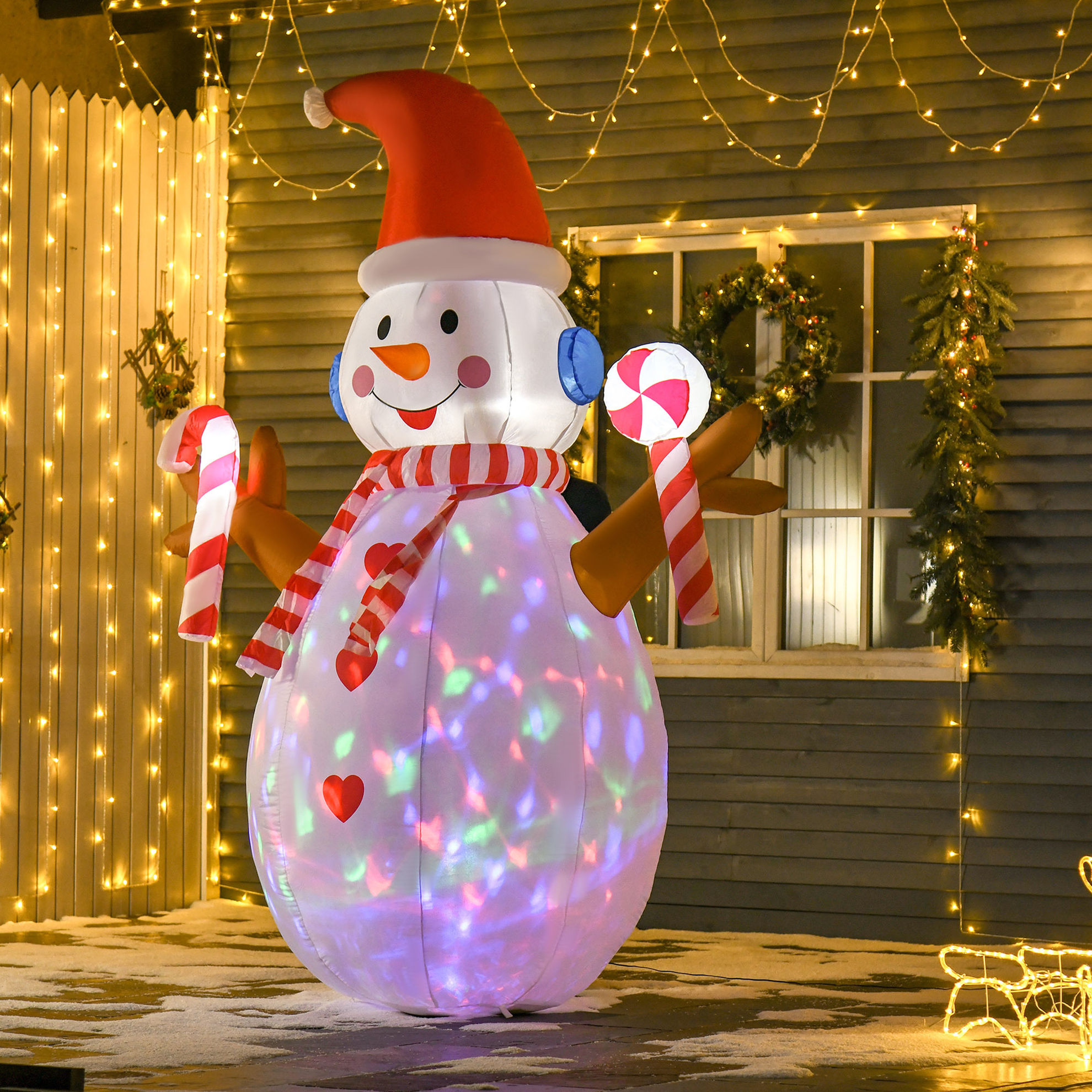 Weihnachtsdeko Weihnachtliche Dekoration, LED-Lichter, Automatisches  Aufblasen | Weltbild.de
