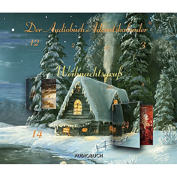 Weihnachtsgruß, 1 Audio-CD, H. C. Andersen, Elizabeth von Arnim, W. Busch, E. Ebel, A. Gryphius, T Hardy, H. Heine, Selma Lagerlöf, M. Luther, M. v. Schenkendorf, F. Schiller, Julius Stinde, Ludwig Thoma