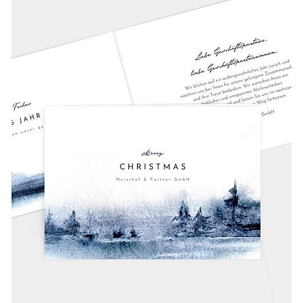 Weihnachtskarte Dreamland, Klappkarte quer (148 x 105mm)