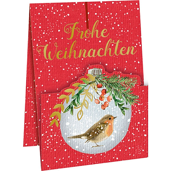 Weihnachtskarten mit Kuvert - Zauberhafte Weihnachten - Pop-up-Karten zum Aufstellen (Marjolein Bastin)