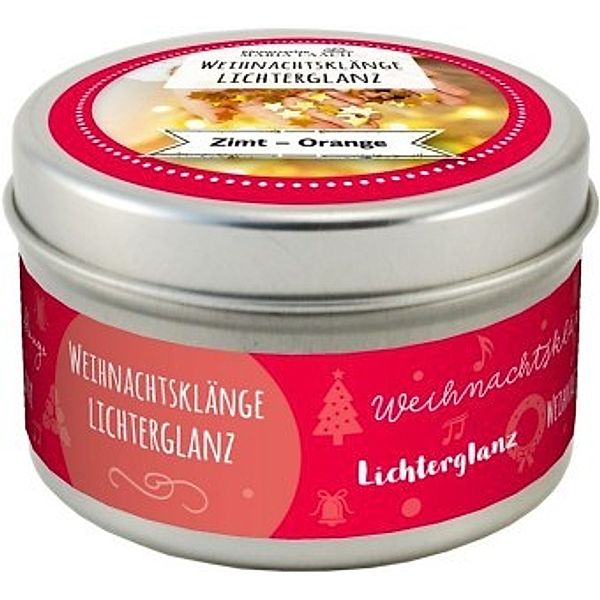 Weihnachtsklänge Lichterglanz, Kerze in Dose