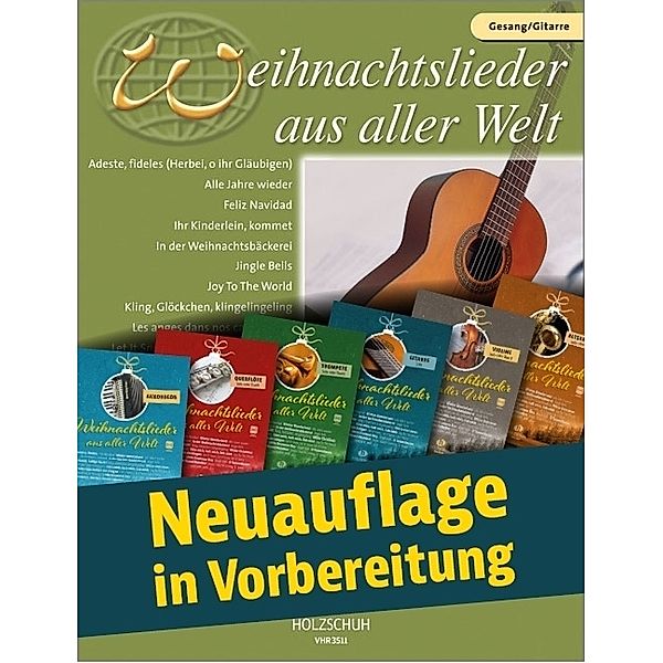 Weihnachtslieder aus aller Welt - Gesang/Gitarre, Hans Westermeier