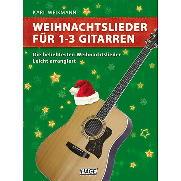 Weihnachtslieder für 1-3 Gitarren, Spielpartitur