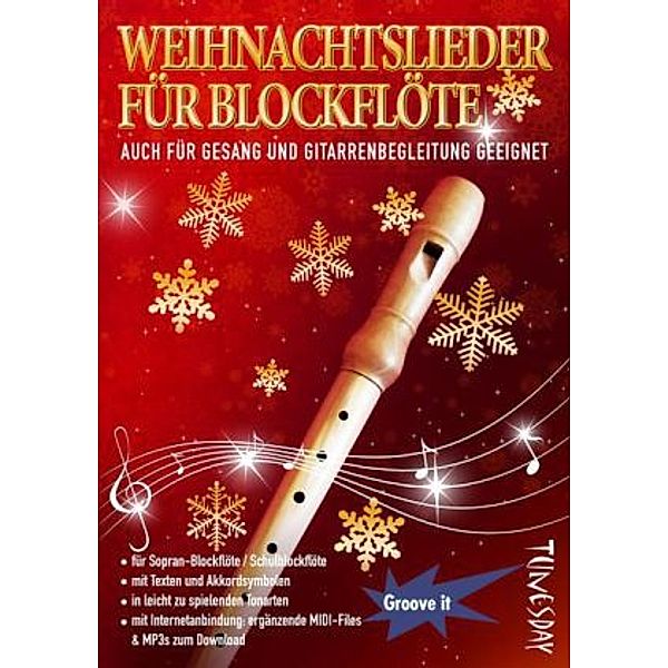 Weihnachtslieder für Blockflöte (Sopranblockflöte/Schulblockflöte)