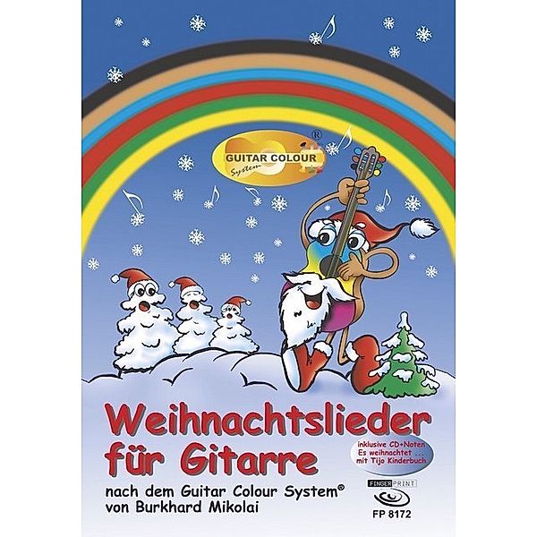 Weihnachtslieder für Gitarre, m. 1 Audio-CD, Burkhard Mikolai