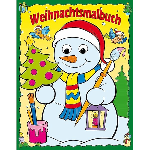 Weihnachtsmalbuch Kulleraugen Schneemann