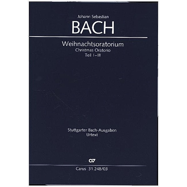Weihnachtsoratorium BWV 248 (Teil 1-3), Klavierauszug, Johann Sebastian Bach