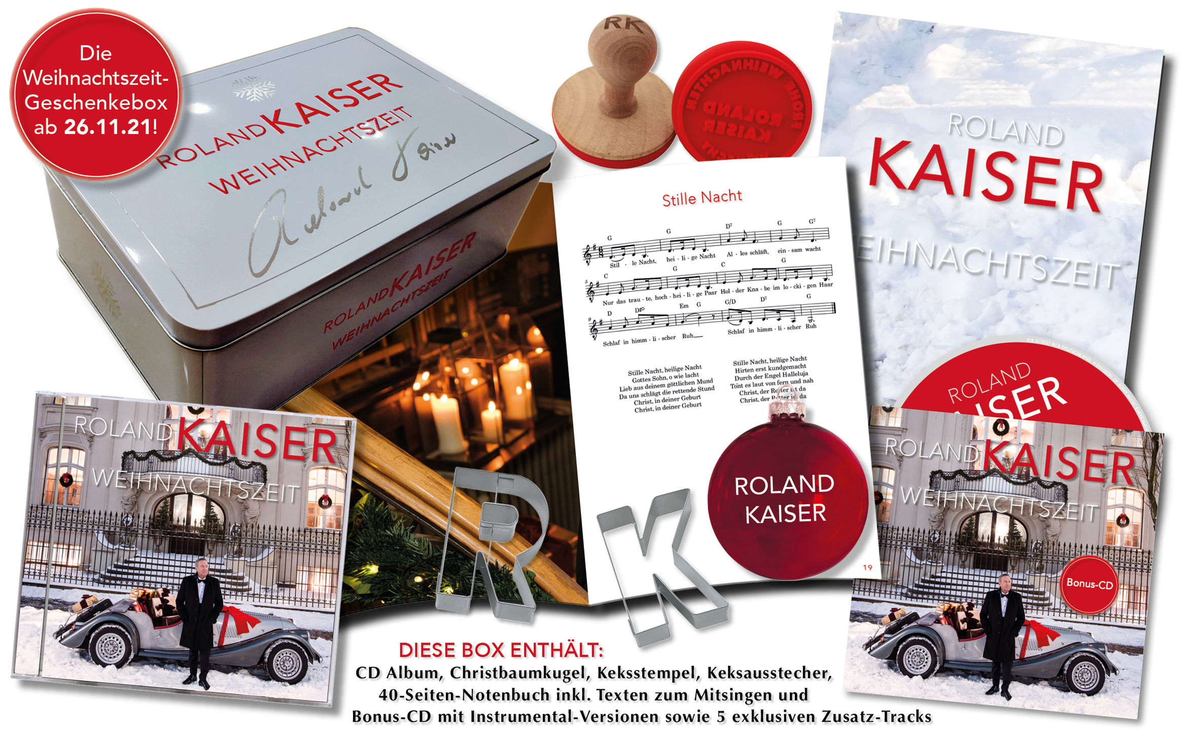 Weihnachtszeit Limitierte Fanbox von Roland Kaiser | Weltbild.de