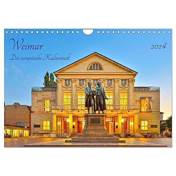 Weimar Die europäische Kulturstadt (Wandkalender 2024 DIN A4 quer), CALVENDO Monatskalender, Prime Selection
