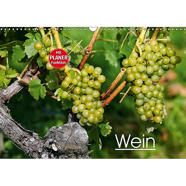 Wein (Wandkalender immerwährend DIN A3 quer), Anette/Thomas Jäger