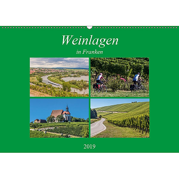 Weinlagen in Franken (Wandkalender 2019 DIN A2 quer), Hans Will