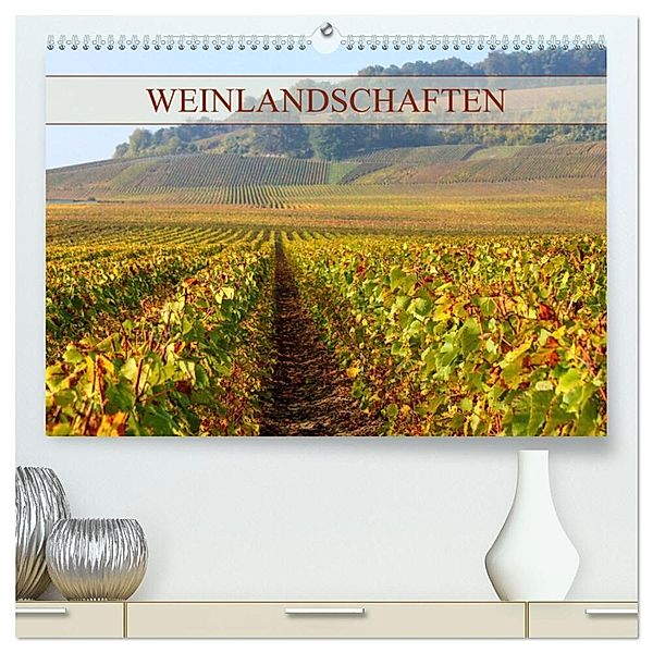 Weinlandschaften (hochwertiger Premium Wandkalender 2024 DIN A2 quer), Kunstdruck in Hochglanz, Elisabeth Schittenhelm