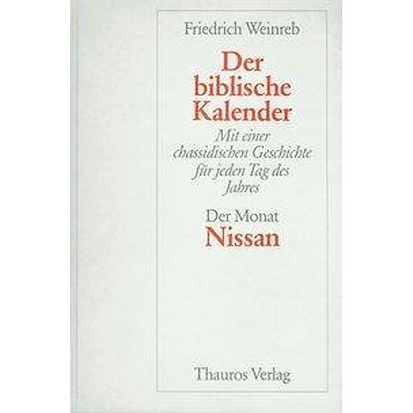 Weinreb, F: Monat Nissan, Friedrich Weinreb