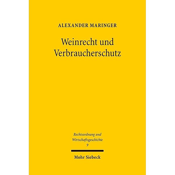 Weinrecht und Verbraucherschutz, Alexander Maringer