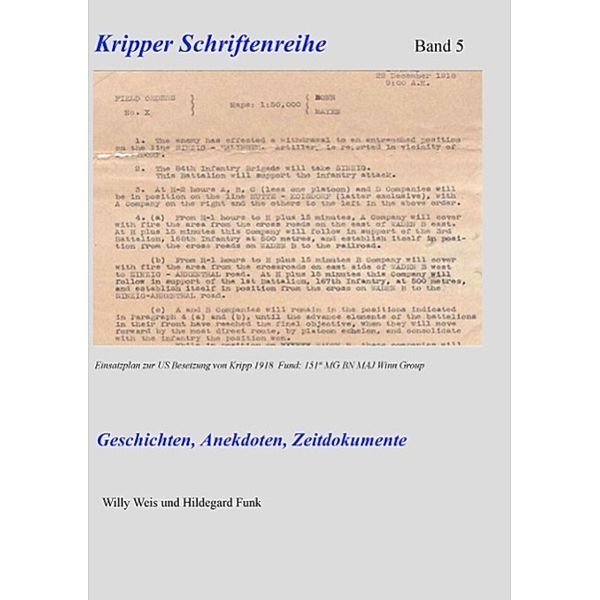 Weis, W: Kripper Schriftenreihe Band 5, Willy Weis, Hilgegard Funk