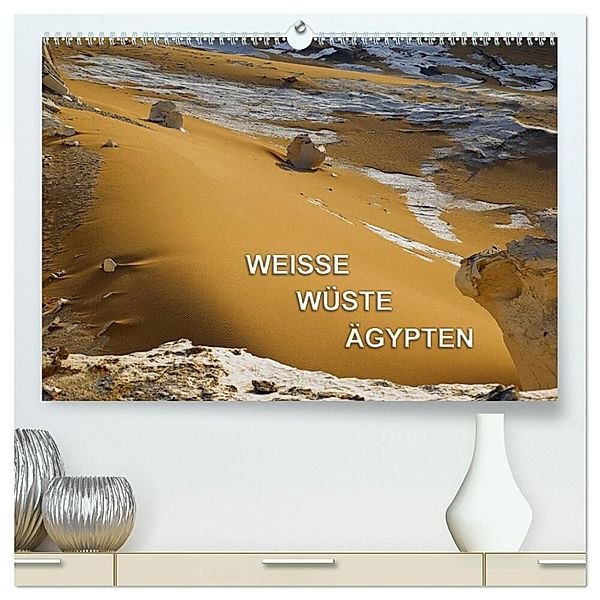 Weisse Wüste Ägypten (hochwertiger Premium Wandkalender 2024 DIN A2 quer), Kunstdruck in Hochglanz, Gerhard Zinn