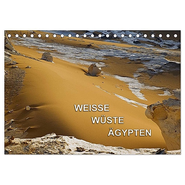 Weisse Wüste Ägypten (Tischkalender 2024 DIN A5 quer), CALVENDO Monatskalender, Gerhard Zinn