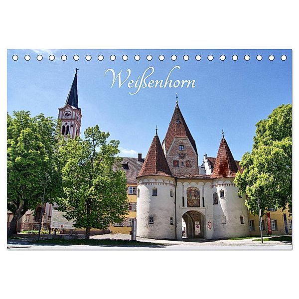 Weißenhorn (Tischkalender 2024 DIN A5 quer), CALVENDO Monatskalender, Kattobello