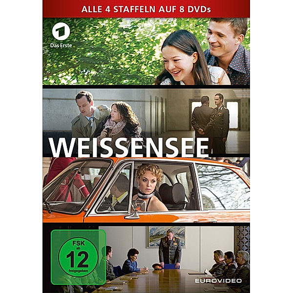 Weissensee - Staffel 1-4, Weissensee 1-4, 8DVD