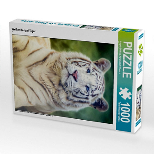 Weißer Bengal-Tiger (Puzzle), Angela Dölling