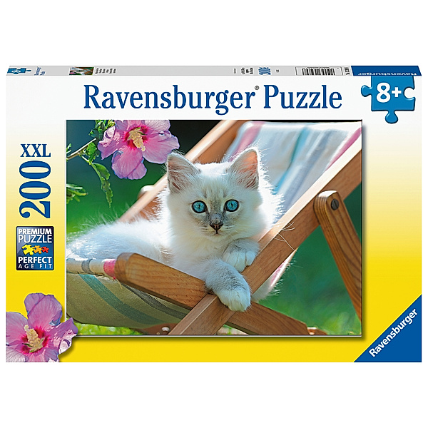 Ravensburger Verlag Weißes Kätzchen (Kinderpuzzle)