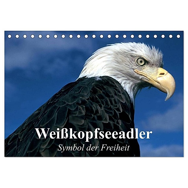 Weisskopfseeadler. Symbol der Freiheit (Tischkalender 2024 DIN A5 quer), CALVENDO Monatskalender, Elisabeth Stanzer