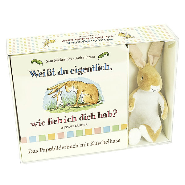 Weißt du eigentlich, wie lieb ich dich hab?, in Geschenkbox m. Kuschelhase, Sam Mcbratney