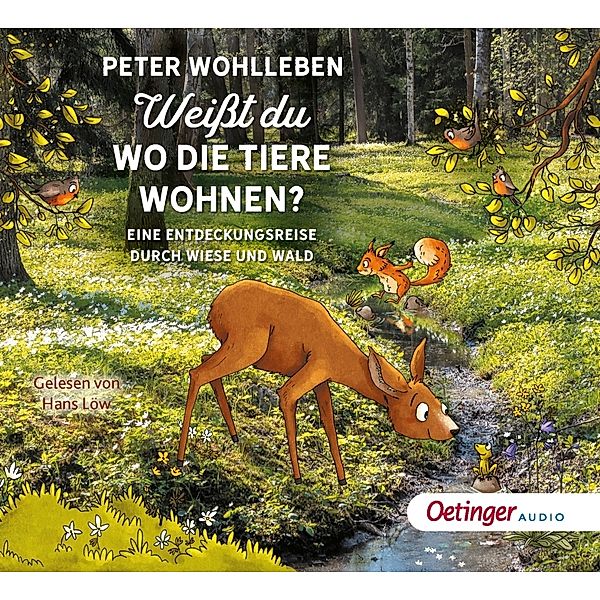 Weißt du, wo die Tiere wohnen?,2 Audio-CD, Peter Wohlleben