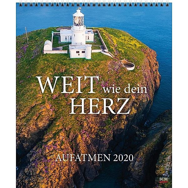 Weit wie dein Herz - Aufatmen 2020, Postkartenkalender