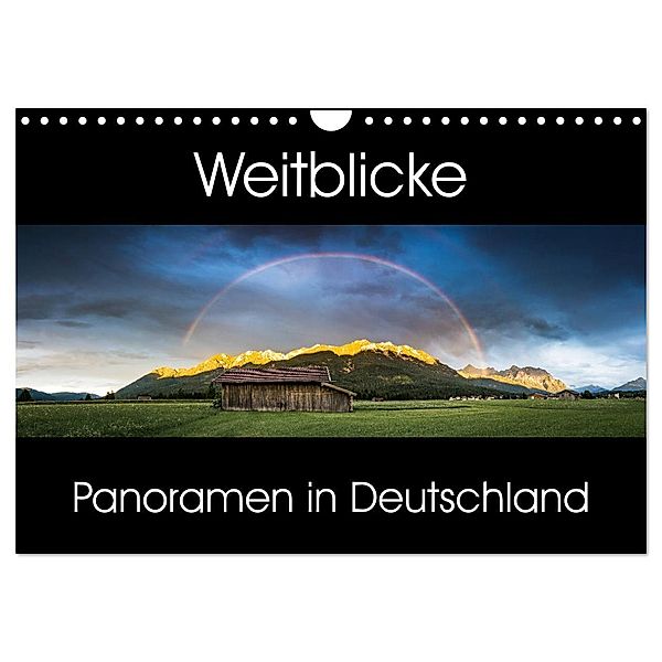 Weitblicke - Panoramen (Wandkalender 2024 DIN A4 quer), CALVENDO Monatskalender, Martin Wasilewski