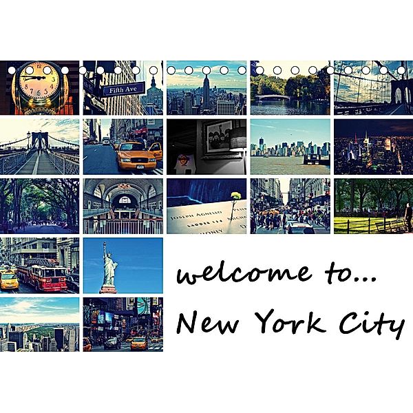 welcome to New York City / Geburtstagskalender (Tischkalender 2021 DIN A5 quer), Stephanie Büttner