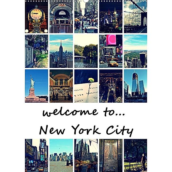 welcome to New York City (Wandkalender 2023 DIN A2 hoch), Stephanie Büttner