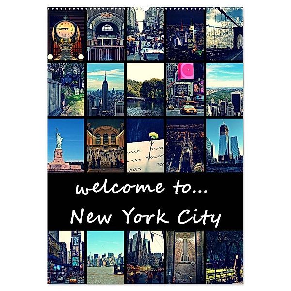 welcome to New York City (Wandkalender 2024 DIN A2 hoch), CALVENDO Monatskalender, Stephanie Büttner