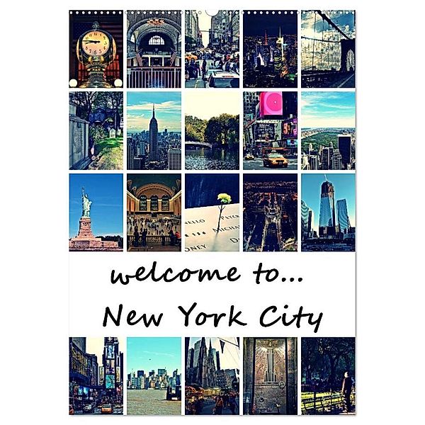 welcome to New York City (Wandkalender 2024 DIN A2 hoch), CALVENDO Monatskalender, Stephanie Büttner