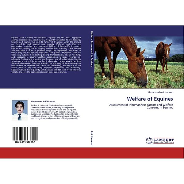 Welfare of Equines, Muhammad Asif Hameed