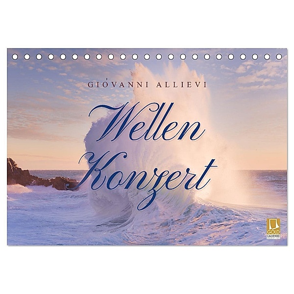 Wellen Konzert (Tischkalender 2024 DIN A5 quer), CALVENDO Monatskalender, Giovanni Allievi