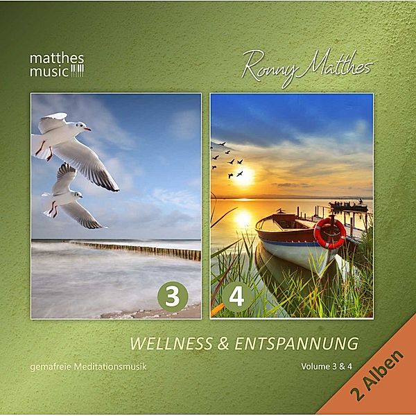 Wellness & Entspannung (3 & 4)-Gemafrei (2 Cds), Ronny Matthes