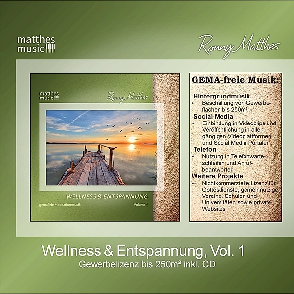Wellness & Entspannung,Vol. 1 - Gewerbelizenz Für, Ronny Matthes