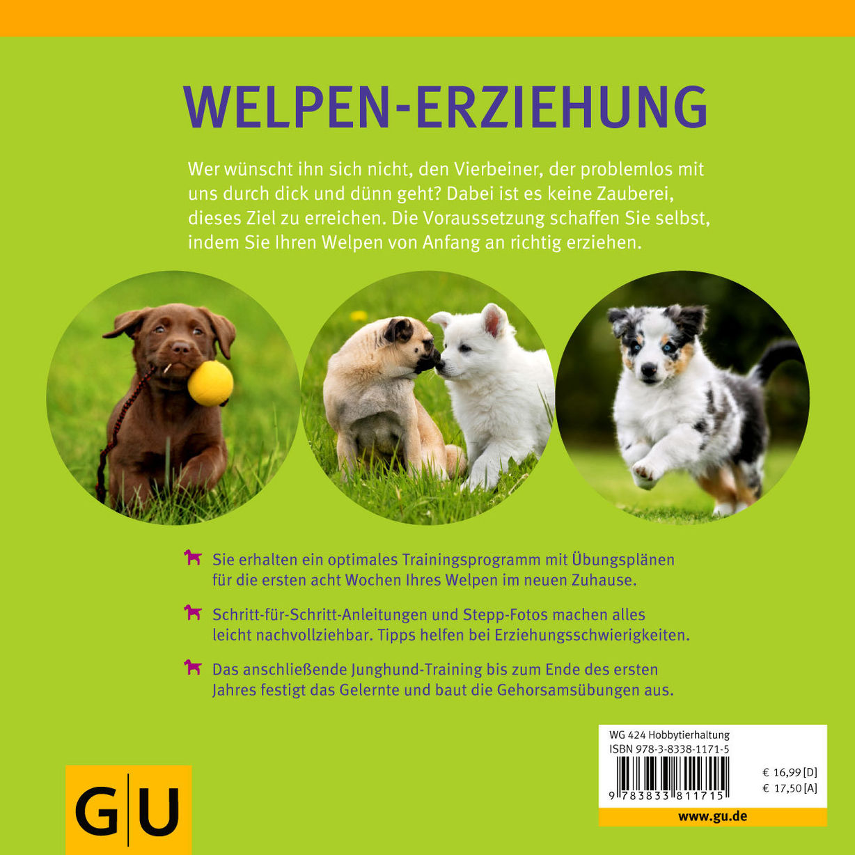 Welpen-Erziehung Buch jetzt versandkostenfrei bei Weltbild.ch bestellen