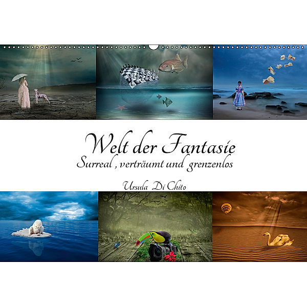 Welt der Fantasie - Surreal, verträumt und grenzenlos (Wandkalender 2019 DIN A2 quer), Ursula Di Chito