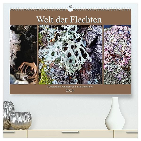 Welt der Flechten (hochwertiger Premium Wandkalender 2024 DIN A2 quer), Kunstdruck in Hochglanz, Stefan Weis