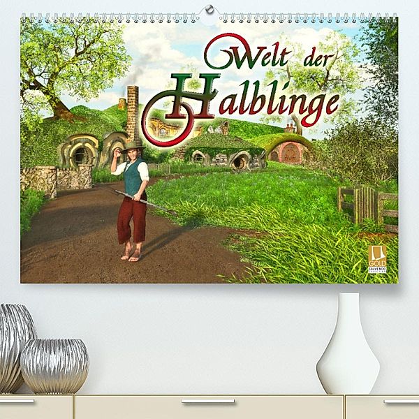Welt der Halblinge (Premium, hochwertiger DIN A2 Wandkalender 2023, Kunstdruck in Hochglanz), Karsten Schröder