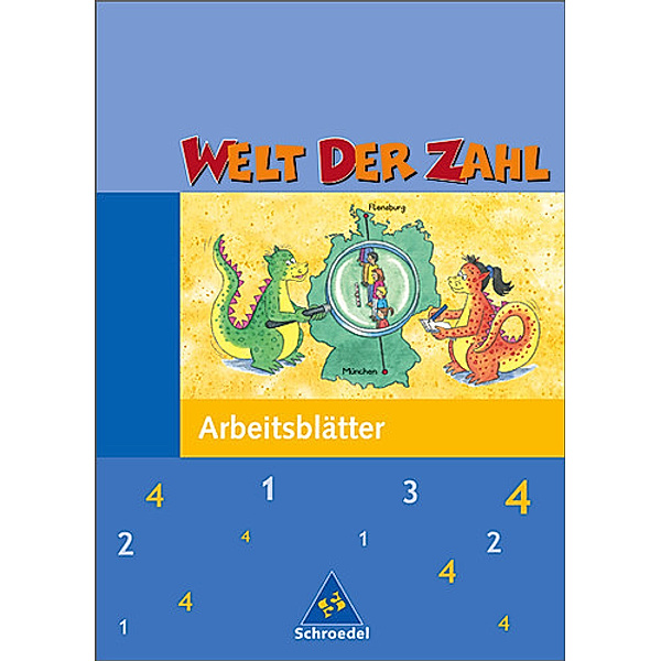 Welt der Zahl, Ausgabe Grundschule Hessen, Rheinland-Pfalz und Saarland, Neubearbeitung: 4. Schuljahr, Arbeitsblätter